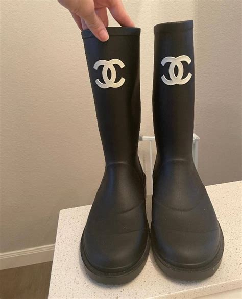 chanel rain boots replica